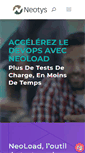 Mobile Screenshot of neotys.fr